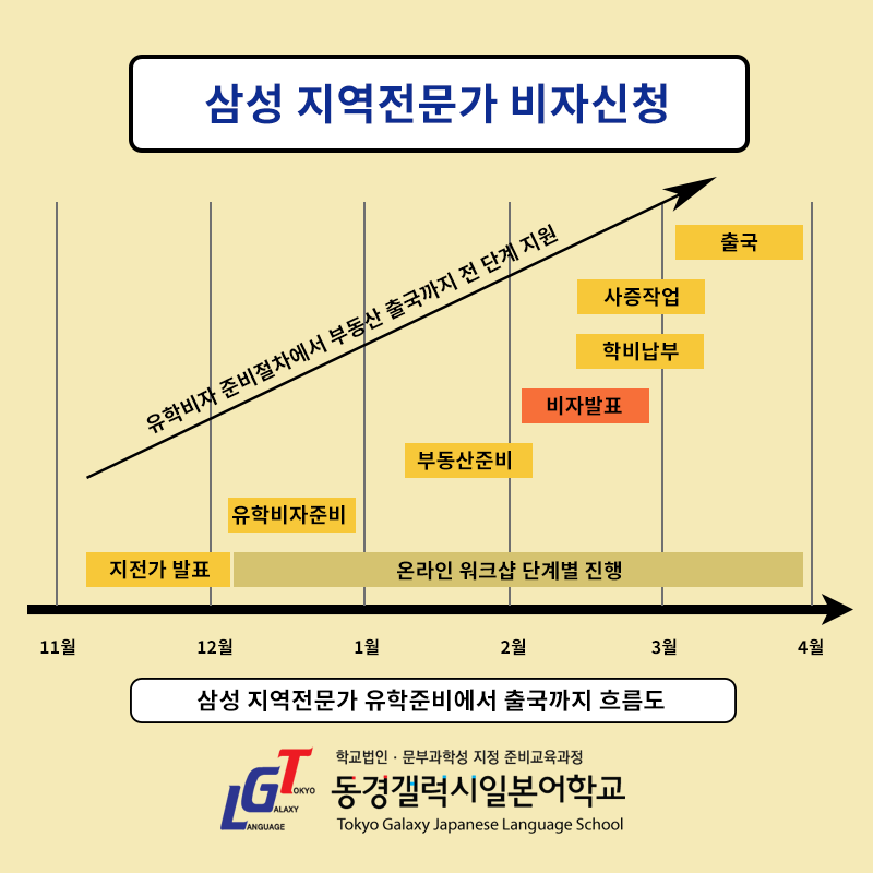 삼성 지역전문가 비자 프로세스